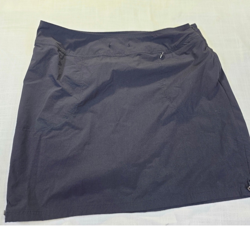 Green Tea Womens Active Skort Charcoal Gray Athletic Skirt Built-in Shorts XXL